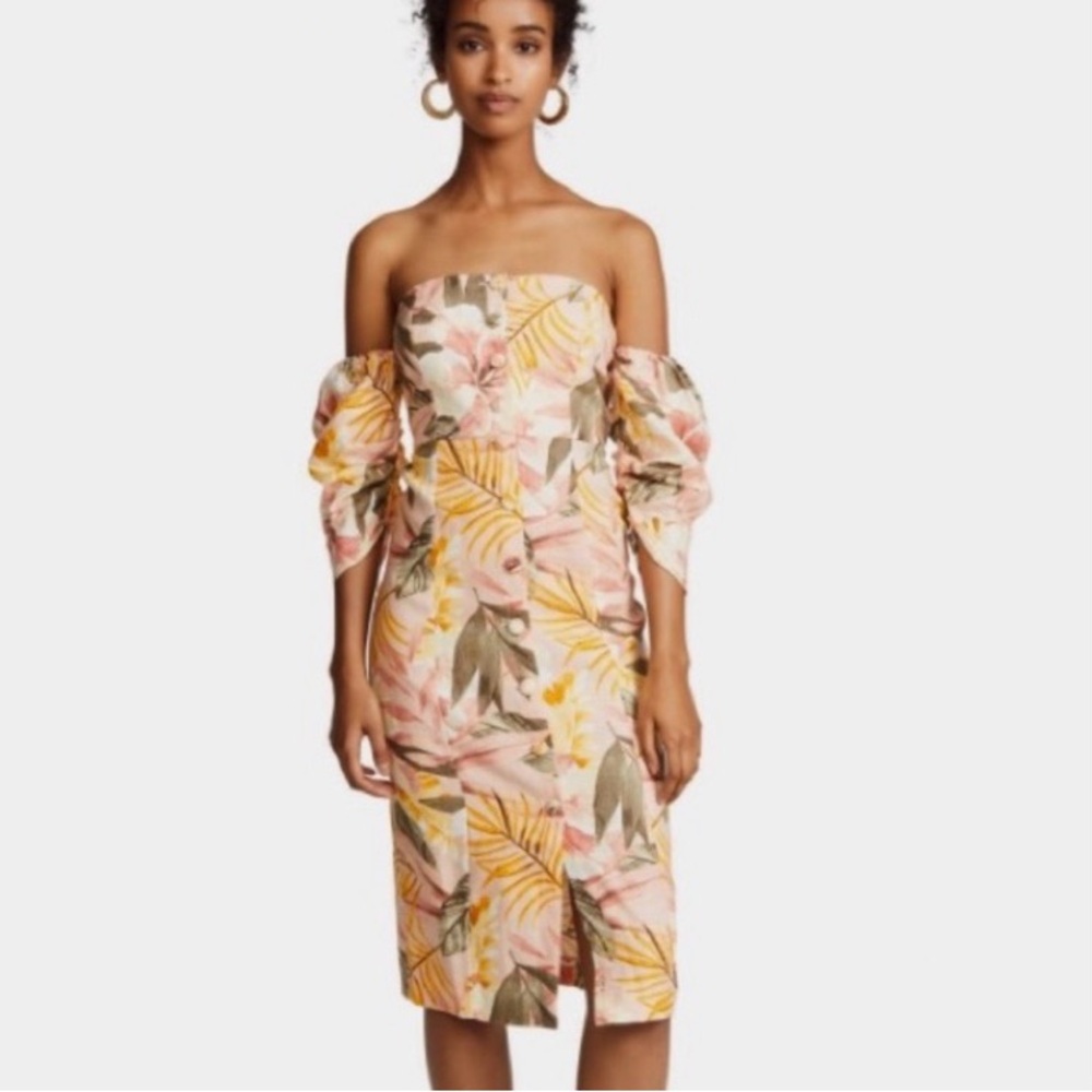 Joie Multicolor Off-Shoulder Dress